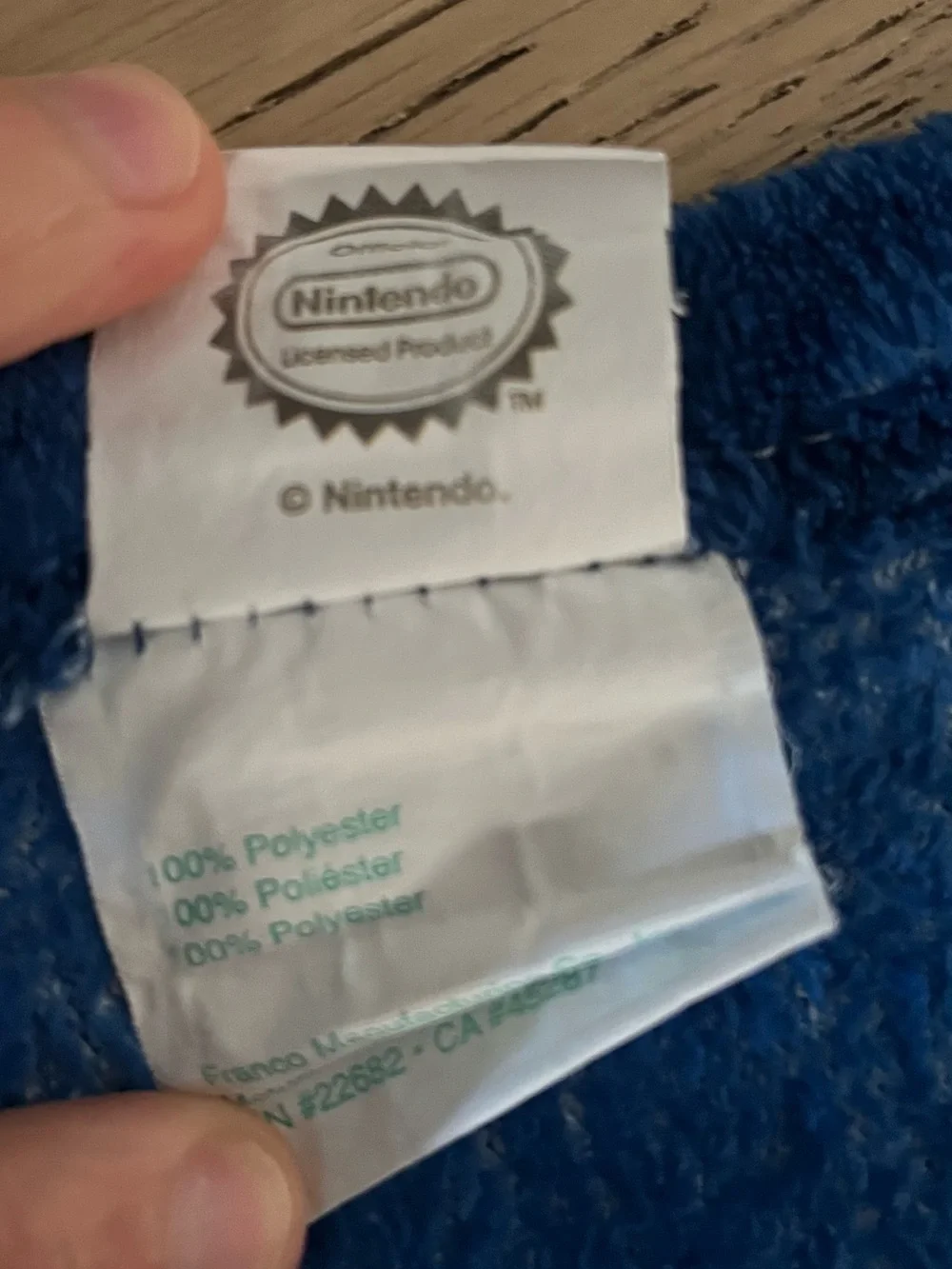 Nintendo super Mario fleece blanket